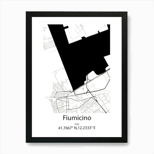 Fiumicino italia mappa - fiumicino,italia,