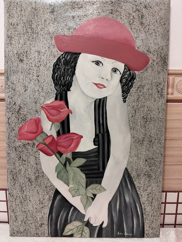 Quadro dipinto tela - su, bimba