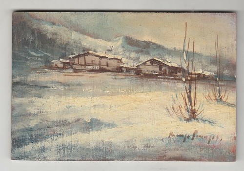 Quadro olio pianzola renzo - quadro,