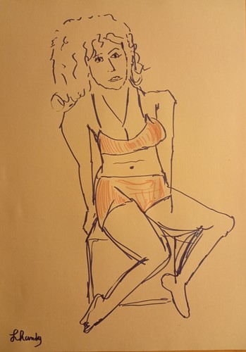 Disegno figura femminile - figura,