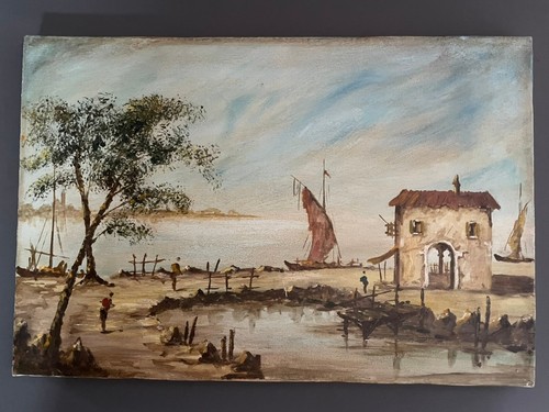 Quadro dipinto olio - ad, su