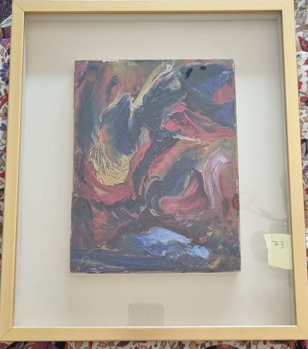 George secan dipinto olio - dipinto, su