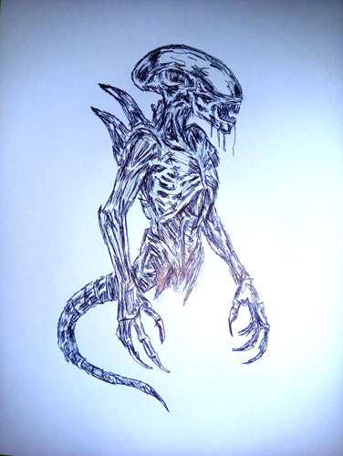Disegno alien film arte - film,