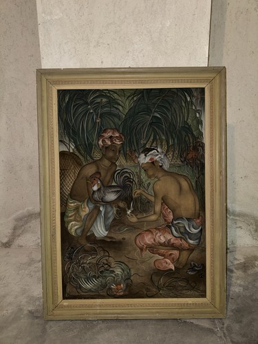Dipinto balinese risalente - dipinto,