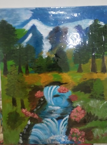 Quadro dipinto paesaggio
