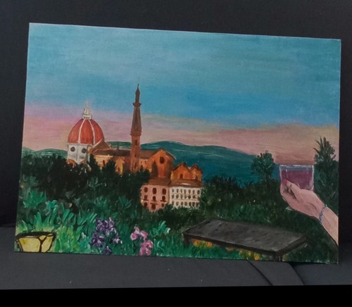 Firenze tramonto - firenze,