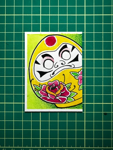 Aceo original ink - ink,
