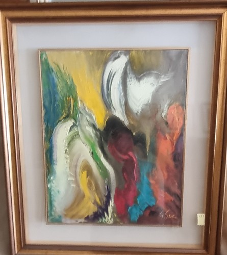 George secan dipinto olio - secan,