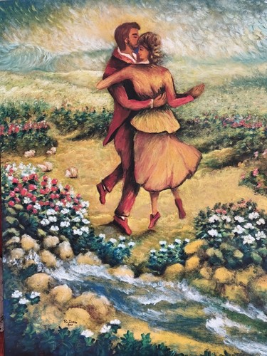 Danza campestre dipinto