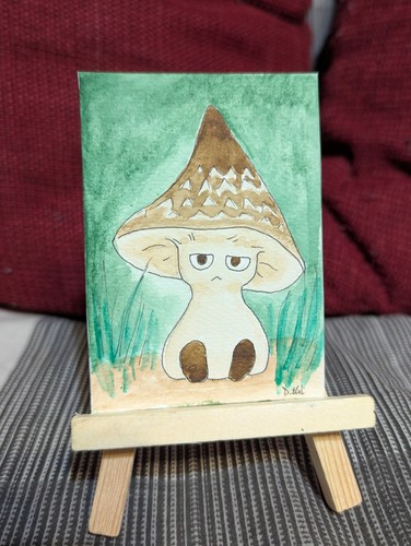 Aceo original watercolor - aceo,