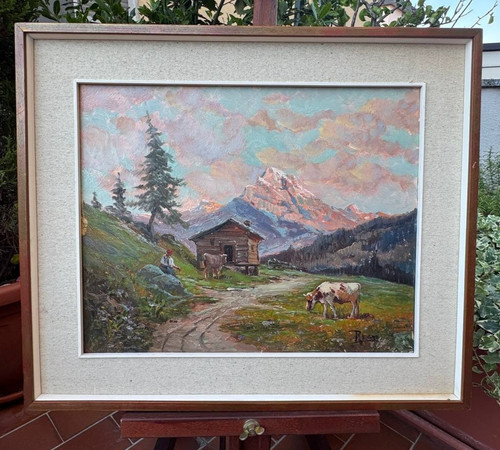 Quadro dipinto olio su - dipinto,
