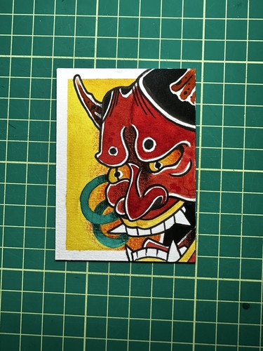 Aceo original ink painting - original,