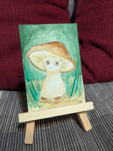 Aceo original watercolor - original,