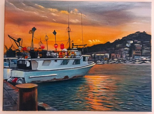 Quadro olio tela - olio, su