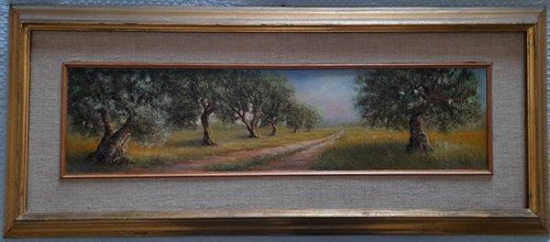 Quadro ulivi olio - quadro, tavola