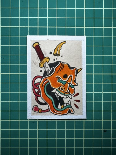 Aceo original watercolor - original,