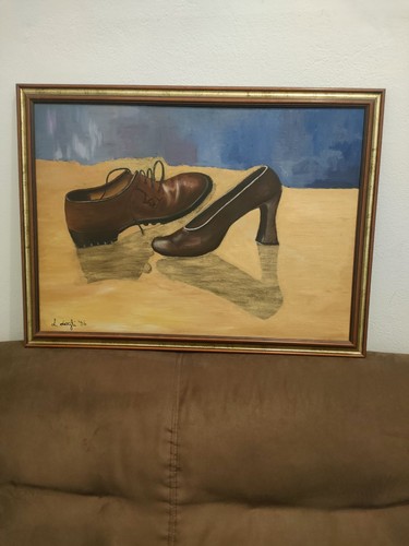 Dagli dipinto olio - a, tela