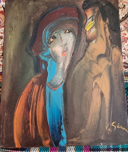 George secan dipinto olio - dipinto,