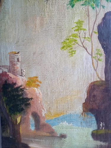 Quadro antico paesaggio - quadro, scuola