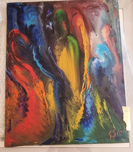 George secan dipinto olio - dipinto,