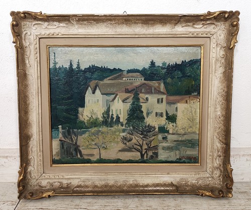 Quadro dipinto olio tela carlo - olio,