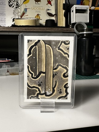 Aceo original ink art - ink,