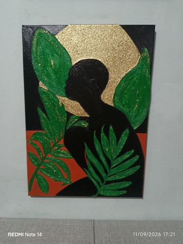 Quadro dipinto silhouette