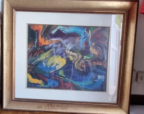 George secan dipinto olio - secan, su