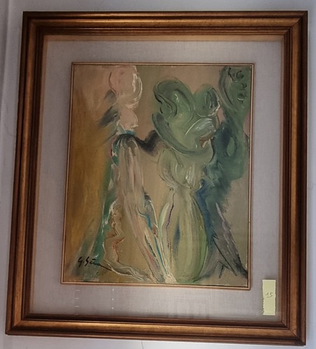 George secan dipinto olio - secan, su