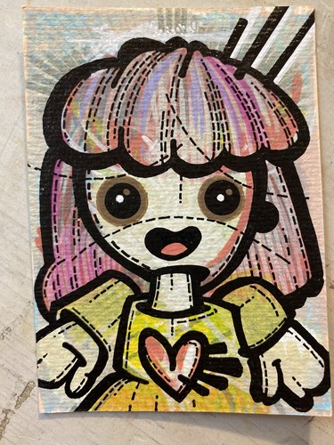 Aceo original guaizine - by,