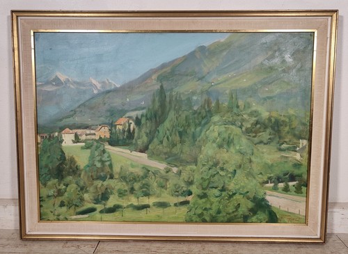 Antico quadro dipinto - quadro,