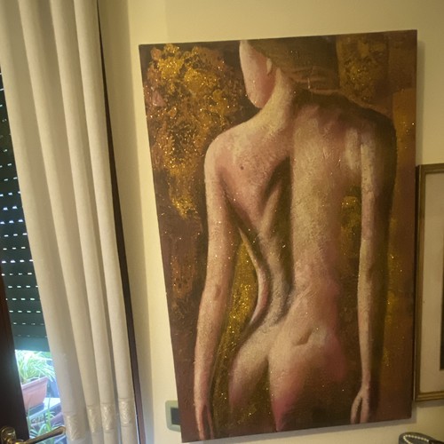 Dipinto donna dietro - dipinto,