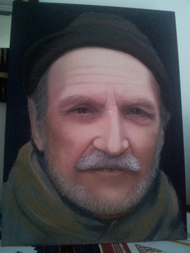 Ritratto pastello mdf - a,