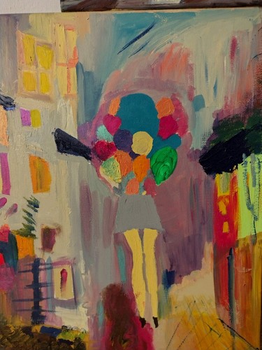 Quadro dipinto olio - quadro,