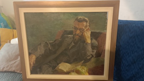 Quadro ritratto uomo - , seduto