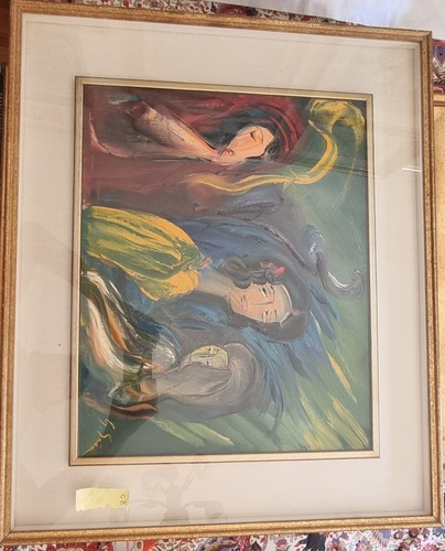 George secan dipinto olio - george,