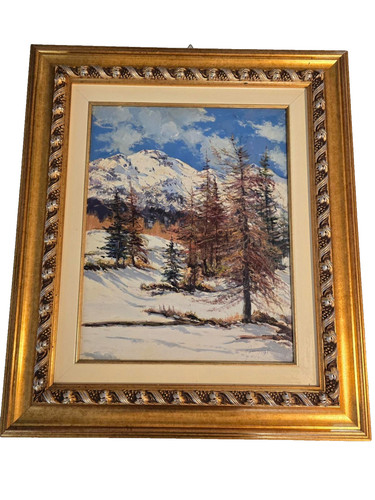 Quadro dipinto olio - dipinto, di