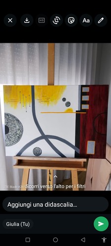 Quadro astratto acrilico - ad,